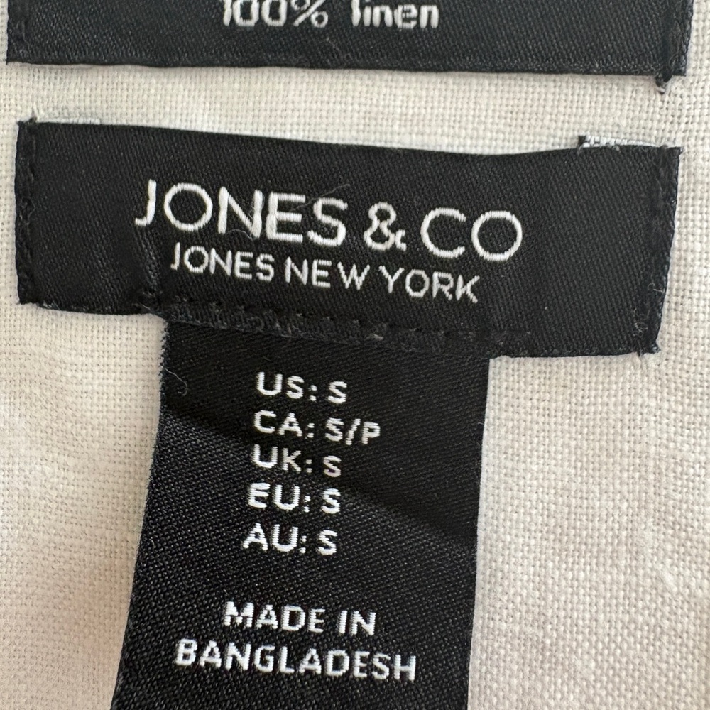 Jones New York Women's White Jean Jacket - Picture 5 of 7